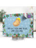 Mr. & Mrs. Panda Adventskalender Igel Beten mit Spruch in Eisblau