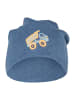 Sterntaler Beanie LKW in blau melange
