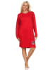 NORMANN Langarm Nachthemd Tiermotiv - 87580 in rot
