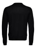 Only&Sons Polo Langarm Shirt Basic Pullover ONSWYLER in Schwarz