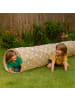 relaxdays Spieltunnel "Sterne" in Bunt - (B)180 x Ø 45 cm