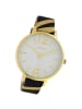 Oozoo Analog-Armbanduhr Oozoo Timepieces beige, schwarz groß (ca. 43mm)