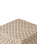 Beliani Pouf NALLI in Beige - (W) 50 x (H) 35 x (L) 50 cm