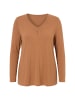 MIAMODA Langarmshirt in zimtbraun