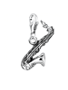 Nenalina Charm 925 Sterling Silber Music instrument in Silber