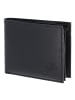 oxmox Leather Geldbörse RFID Schutz Leder 12 cm in schwarz-lizard 2.0
