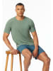 Schiesser Pyjama kurz für Herren in khaki