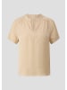 s.Oliver BLACK LABEL Bluse kurzarm in Beige