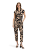 Betty Barclay Jumpsuit mit Eingrifftaschen in Schwarz/Beige