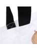 Mr. & Mrs. Panda Tote Bag Bär Kaffee ohne Spruch in Weiß