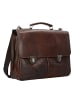 Leonhard Heyden Roma Aktentasche Leder 41 cm Laptopfach in braun