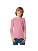 tectake Einfarbiges Langarm-Shirt für Kinder, rosa