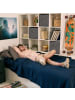 relaxdays 12 x Aufbewahrungsbox in Hellgrau - (B)28 x (H)26,5 x (T)28 cm