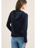 Cecil Langarm Jacke mit Kapuze und Taschen in Blau