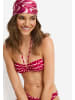 LSCN BY LASCANA Bandeau-Bikini-Top in pink waves