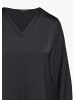 comma Bluse langarm in Blau