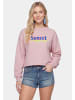IZIA Women Sweatshirt in Light Rose