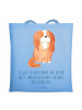 Mr. & Mrs. Panda Laptoptasche Hund Cavalier King Charles Spaniel... in Sky Blue