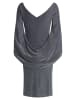 Vera Mont Cocktailkleid im Glitzer-Look in Dunkelblau/Grau