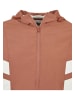 Urban Classics Urban Classics Damen Ladies Crinkle Batwing Jacket in terracotta/whitesand