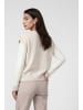 monari Eleganter Strickpullunder mit Lurex in Pearly