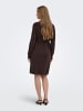 ONLY Strickkleid in Black Coffee