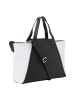 VLD VOi Leather Design Hirsch Shopper Tasche Leder 31.5 cm in schwarz-weiss