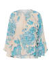 SAINT TROPEZ Kurzarm-Bluse PollyanaSZ Lockere Passform in Allure Shaded Flower