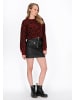 myMo ROCKS Sweater in wine red black