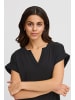 Fransa Kurzarm-Bluse FRLIV Loose fit in Black