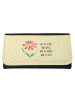 Mr. & Mrs. Panda Portemonnaie Hummel Blume mit Spruch in Gelb Pastell