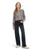 BETTY & CO Bluse in beige schwarz