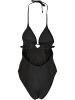 Urban Classics Urban Classics Damen Ladies Recycled Triangle Swimsuit in black