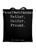 Mr. & Mrs. Panda Schultasche Spruch Feuerwehrmann Rettungsheld m... in Schwarz