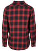 Urban Classics Flanell-Hemden in black/red