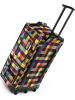 normani Reisetasche mit 3 Rollen 80 Liter in Neon Square