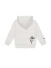 smiler. Kapuzensweatshirtjacke mini-grin. in weiss