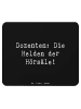 Mr. & Mrs. Panda Maus Pad Spruch Dozenten Helden mit Spruch in Schwarz