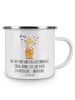Mr. & Mrs. Panda Becher Fuchs Borderline mit Spruch in Weiß