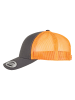  Flexfit  Flexfit Trucker in charcoal/neon orange