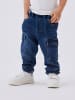 name it Baggy Cargo Jeans Hose Stretch Denim Jogger Pants NMMBEN in Dunkelblau