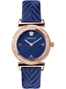 Versace Analoguhr für Damen in blau