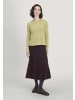 Hessnatur Strick Pullover Regular in helles moos