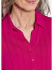GOLDNER Tunikashirt Elegantes Blusenshirt mit Biesen in pink