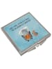 Mr. & Mrs. Panda Schminkspiegel Pinguin & Maus Wanderer mit Spruch in Eisblau