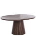 Beliani Esszimmertisch MOORE in Braun - (W) 120 x (H) 76 x (L) 120 cm