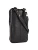 Greenland Nature Black Nappa Handytasche Leder 11.5 cm in black