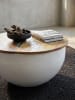 KADIMA DESIGN Couchtisch Mango 60x34x60 cm Massivholz Metall Tisch Industrial