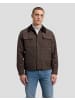 Lee Overshirt Cord Collar Mix in Chocolate Torte