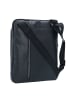 Piquadro Black Square Umhängetasche Leder 23 cm in nero